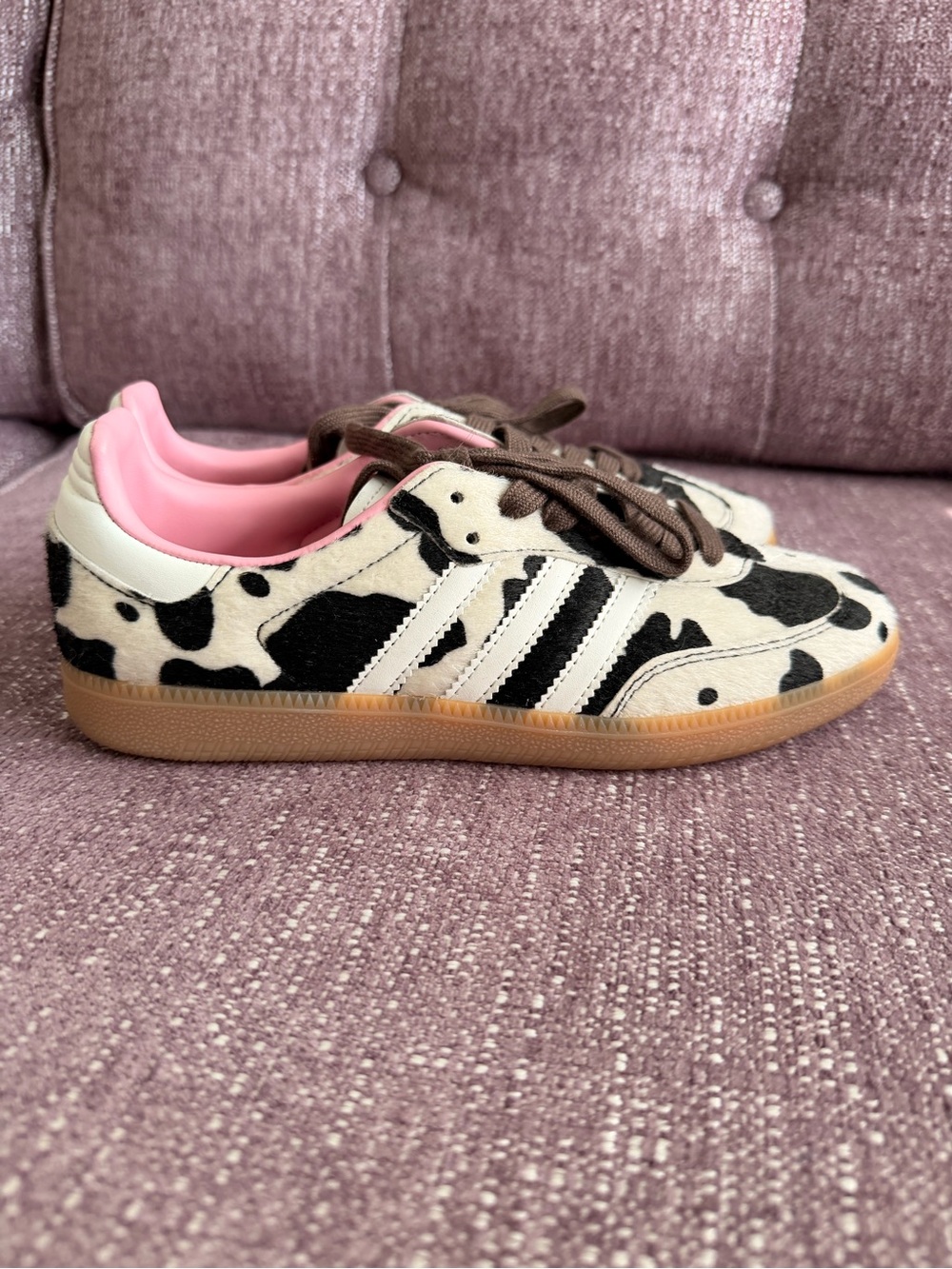 Adidas Cow Print Sambas - Picture 5 of 8